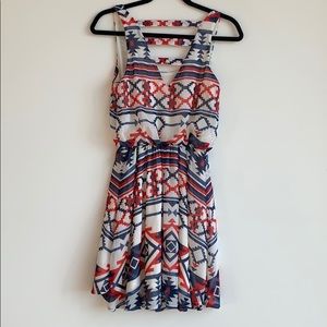 Xhilaration 🛍🛍Red White Blue Dress Size XS/TP